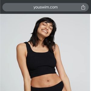 You Swim Verve Bikini Top Black